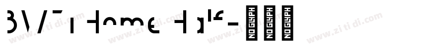 BW7i Home Half字体转换